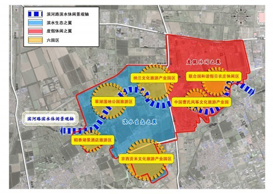 北京海淀区上庄镇乡村滨水休闲旅游带景观规划