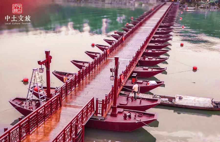 零陵浮桥图片